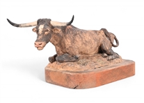 Bill Ohrmann Longhorn Sculpture