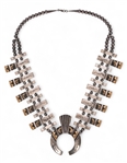 Tommy Singer Navajo Indian Gold & Silver Necklace