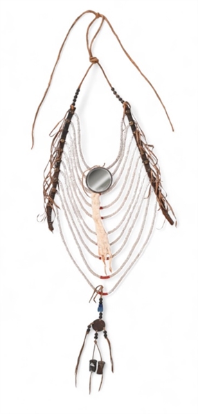 Crow Indian Medicine Necklace with Mirror