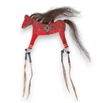 Indian Beaded Childs Toy Horse