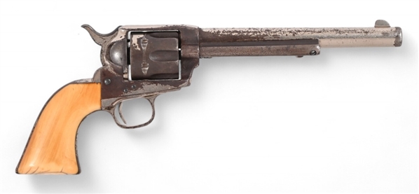 Colt 1873 SAA Early Nickel .44-40 Revolver