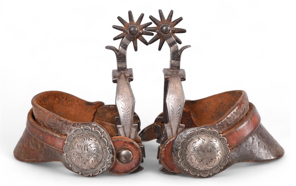 AB Buermann Marked Spurs w/ Chains