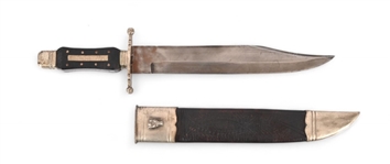 Scarce Bown & Tetley Pittsburgh Marked Bowie Knife