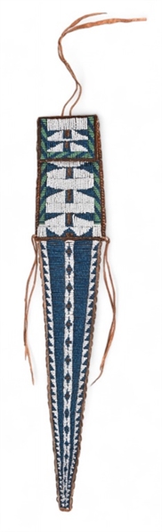 Scarce Ute Indian Beaded Tab Bag