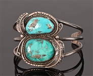 Navajo Turquoise Silver Bracelet