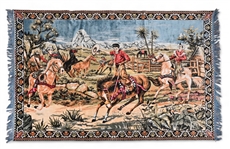 Cowboy Bucking Horse Tapestry