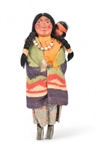 Skookum Bully Good Female w/ Papoose Indian Doll