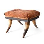 Antique Horn Footstool