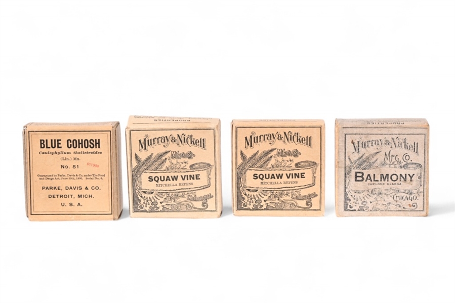 Collection of Antique Medicine Boxes