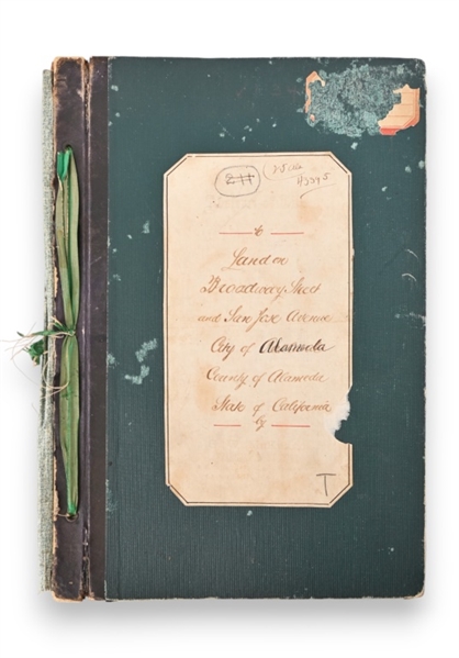 John Coffee Hays California Deed Record Book