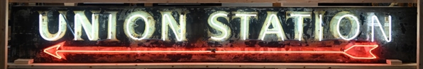 Atlanta Union Station Neon Sign 14Ft Original