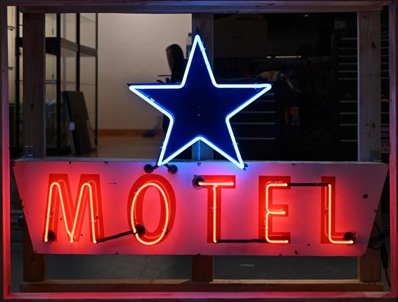 Star Motel Neon Advertising Sign