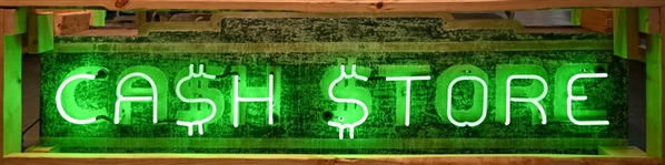 Cash Store Double-Sided Neon Sign