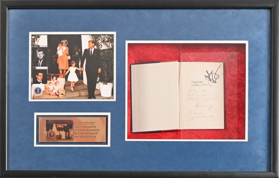 President John F. Kennedy Family Signed Book