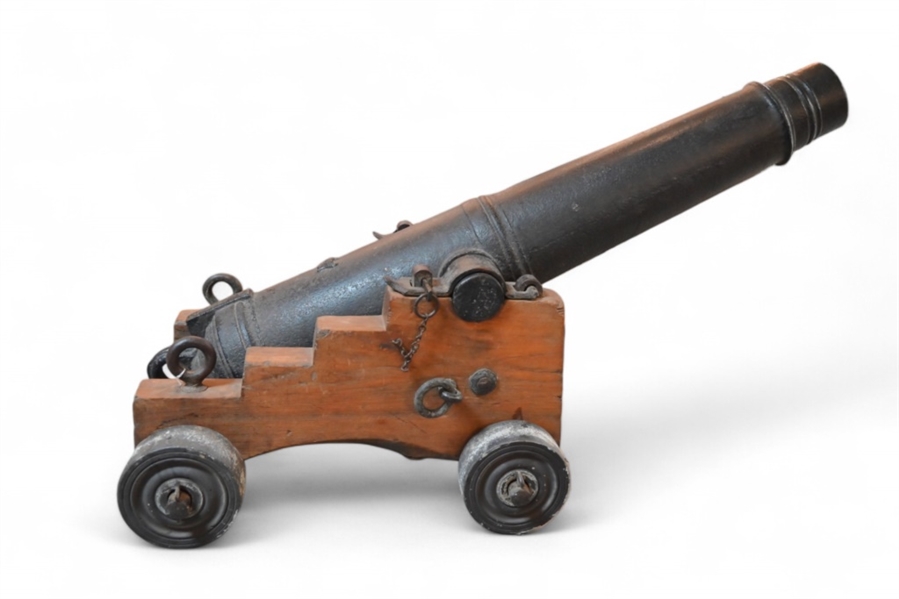 Antique British Naval Ship Cannon Copy