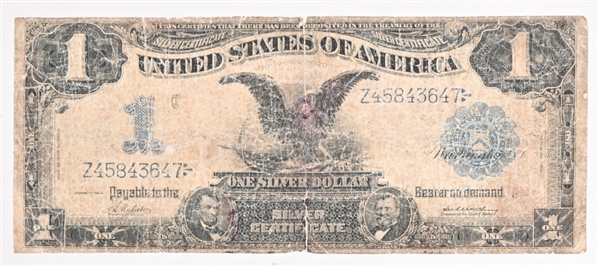 1899 Black Eagle $1 Silver Certificate