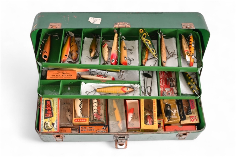 Tackle Box Full Of Vintage Lures