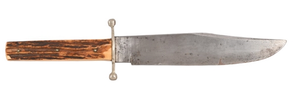 Anton Wingen Jr. Solingen Stag Handle Bowie Knife