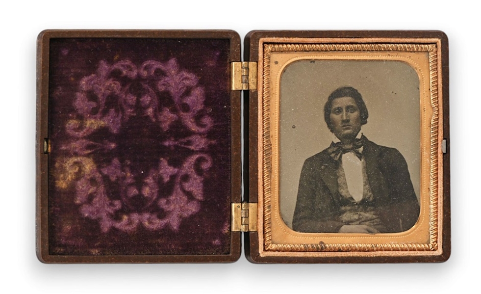 B. Dela Barra, Ambrotype Circa 1855 California