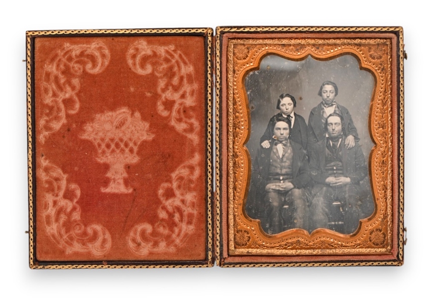 Daguerreotype Photo of Peralta Brothers California