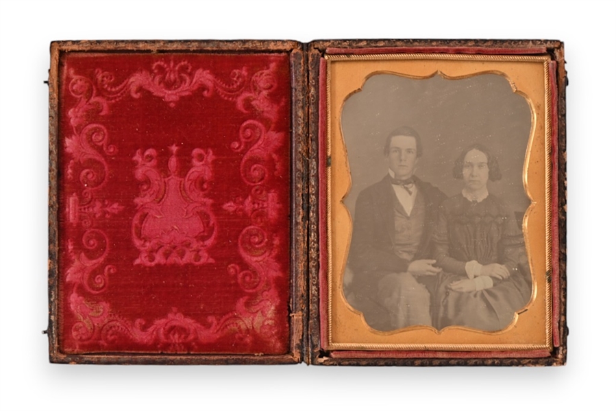 John Nugent & Wife, Cased Daguerreotype California