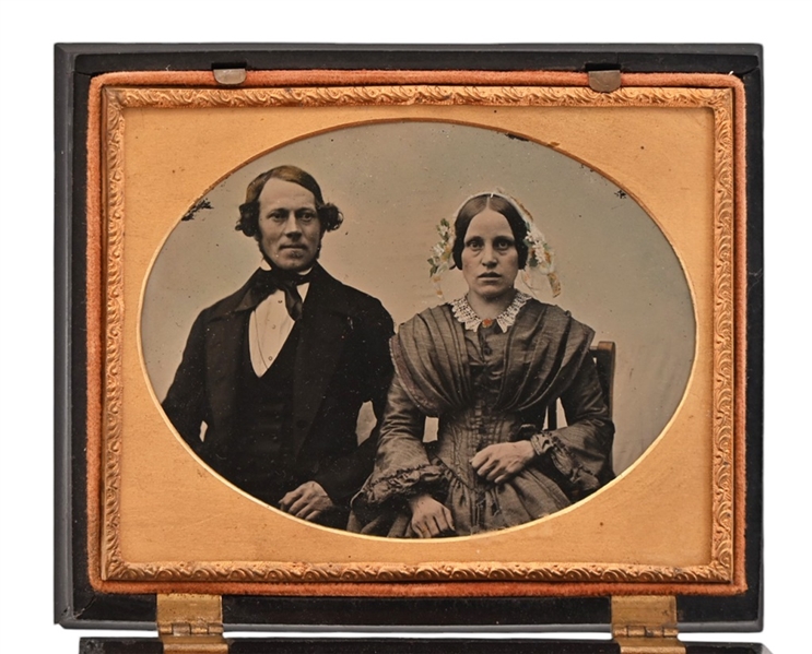 Unknown Couple, Daguerreotype c.1860-1870