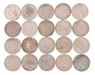 (20) Peace Silver Dollars 1922-1934