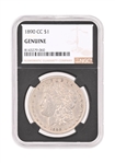 1890 CC Morgan Silver Dollar NGC Genuine