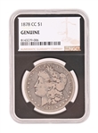 1878 Carson City Morgan Silver Dollar NGC Genuine