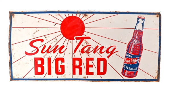 Sun Tang Big Red Tin Sign