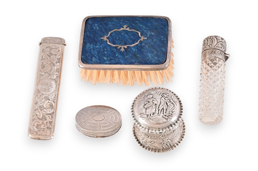 Collection of Victorian Silver Ladies Items