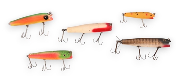 (5) Vintage Creek Chub Darter Minnow Lures