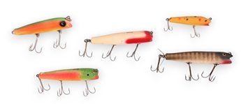 (5) Vintage Creek Chub Darter Minnow Lures