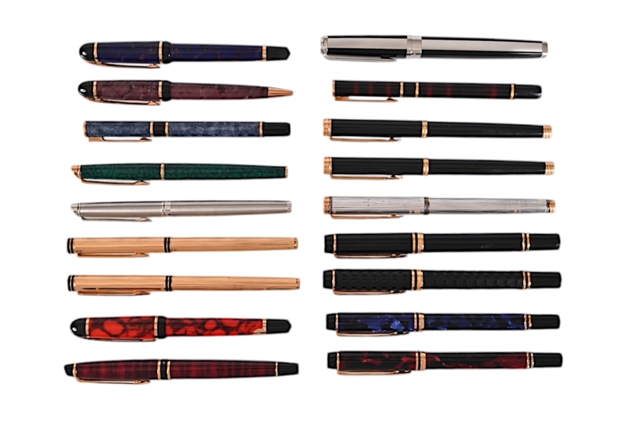 Large Collection of Waterman & Waterford Pens